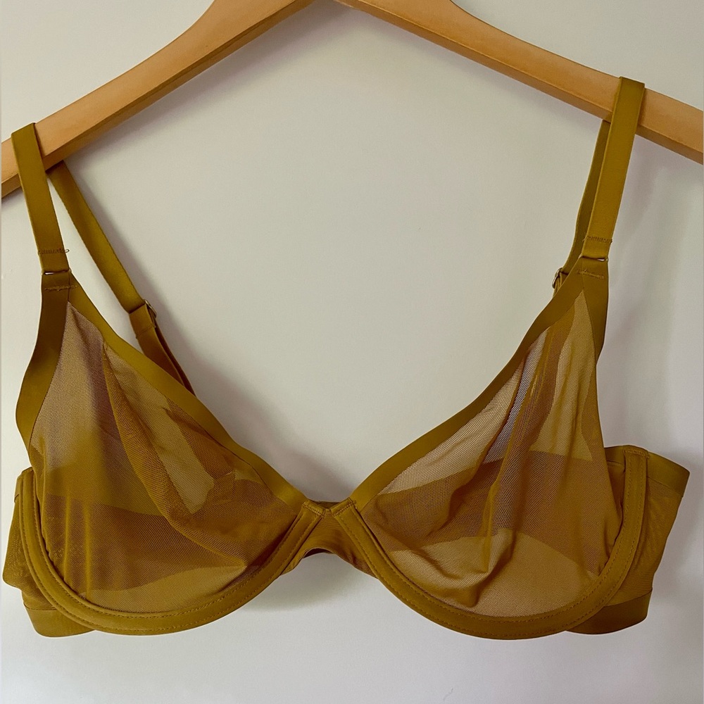 Cuup mesh plunge bra, size 36C, barely worn
